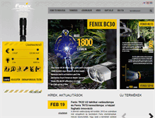Tablet Screenshot of fenixlight.hu